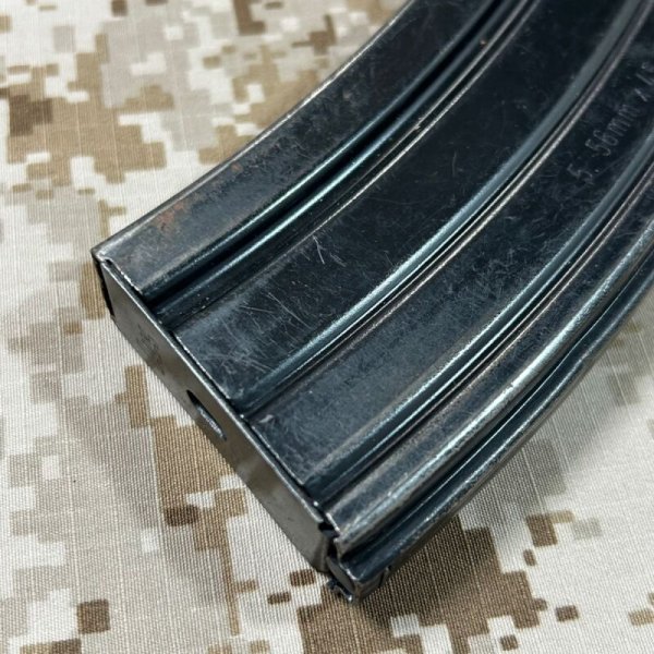 画像4: 沖縄放出品 実物 HK純正 30rdスチールマガジン オールドAF刻印(1)  HK416.MR556 (4)