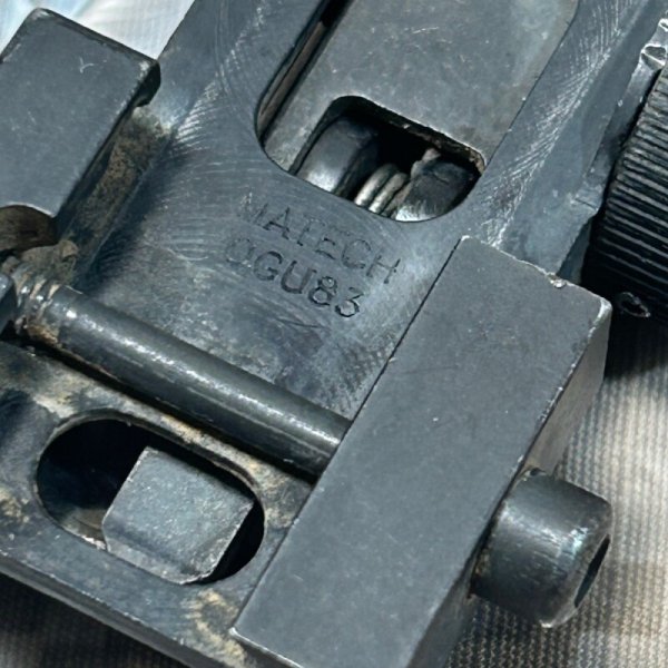 画像6: 米軍官給品 実物 MaTech BUIS 600m バックアップリアサイト 放出品  スレ有USED (6)