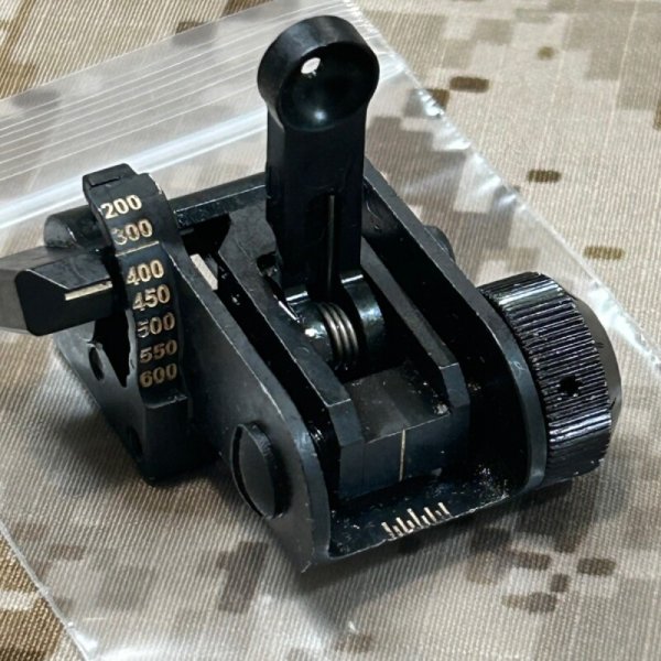 画像7: 米軍官給品 実物 MaTech BUIS 600m バックアップリアサイト  放出品 (7)