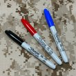 画像1: シャーピー ファインポイント マーカー(マジックペン)Sharpie Fine Point 黒赤青 (1)