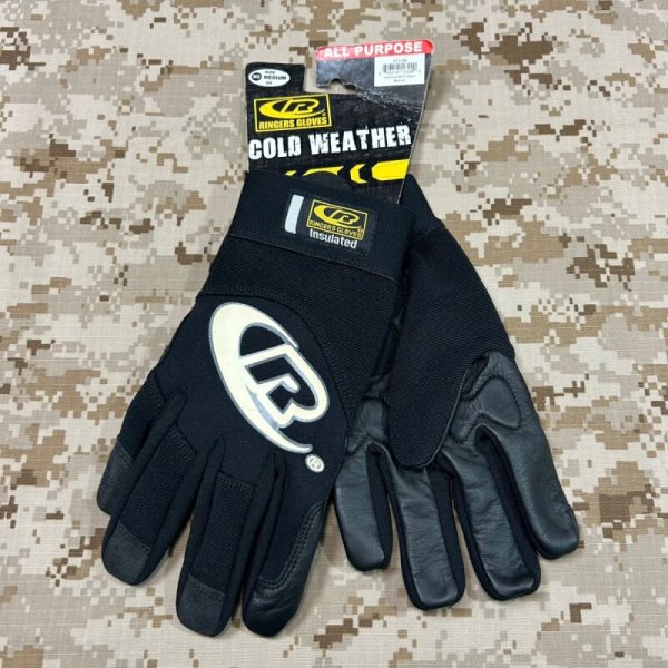 画像1: オールド RINGERS コールドウェザーグローブ 黒 Mサイズ  デットストック (1)