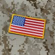 画像1: MADE IN USA 実物 NSWDG オーダーメイド  星条旗フルカラー  パッチ (96) (1)