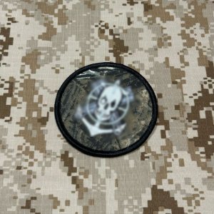画像: MADE IN USA  実物 NSWDG RECCE スナイパーチームパッチ シルバー mossy oak (100)