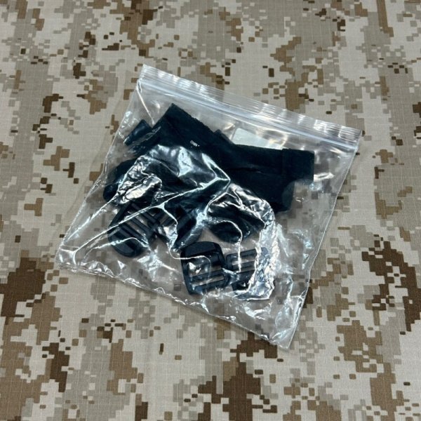 画像4: オールド MSA GALLET MICH ヘルメット リプレイスメント チンストラップ  黒 (4)