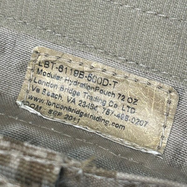 画像8: 実物 LBT-6119B-500D-T aor1 モジュラーハイドレーションポーチ（72oz）2011 (8)