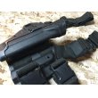 画像3: 実物放出品 BHI CQC M9(M92F)用レッグホルスター黒 右利き用 (3)