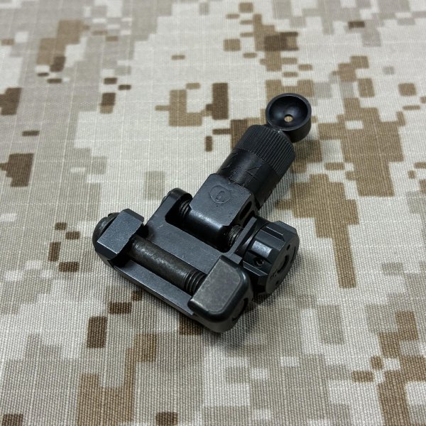 画像5: 実物 knight's KAC フォールディング マイクロリアサイト 200-600M  BUIS  バックアップリアサイト  (5)