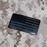 画像: 米軍官給品 実物 星条旗 IRパッチ 正向き 未使用　ODグリーン  傷みあり