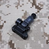 画像: 実物 knight's KAC フォールディング マイクロリアサイト 200-600M  BUIS  バックアップリアサイト 