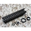 画像1: 実物 米軍官給品 daniel defense Mk18 RIS2 9.5インチ ハンドガードセット FDE  放出品 (1)