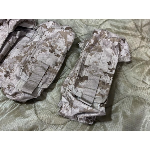 画像3: 実物 EAGLE aor1 ダブル AK/M4 マグポーチ 01/07 (3)
