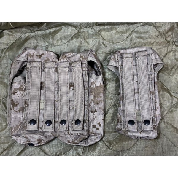 画像4: 実物 EAGLE aor1 ダブル AK/M4 マグポーチ 01/07 (4)