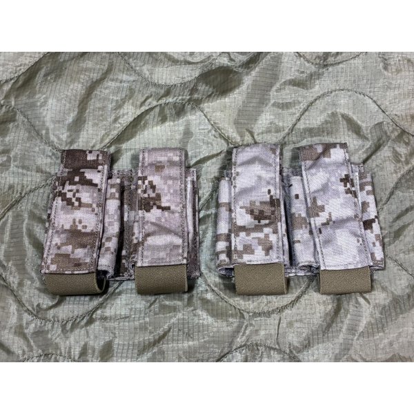 画像1: 実物 EAGLE aor1  40mm グレネードダブルポーチ (1)