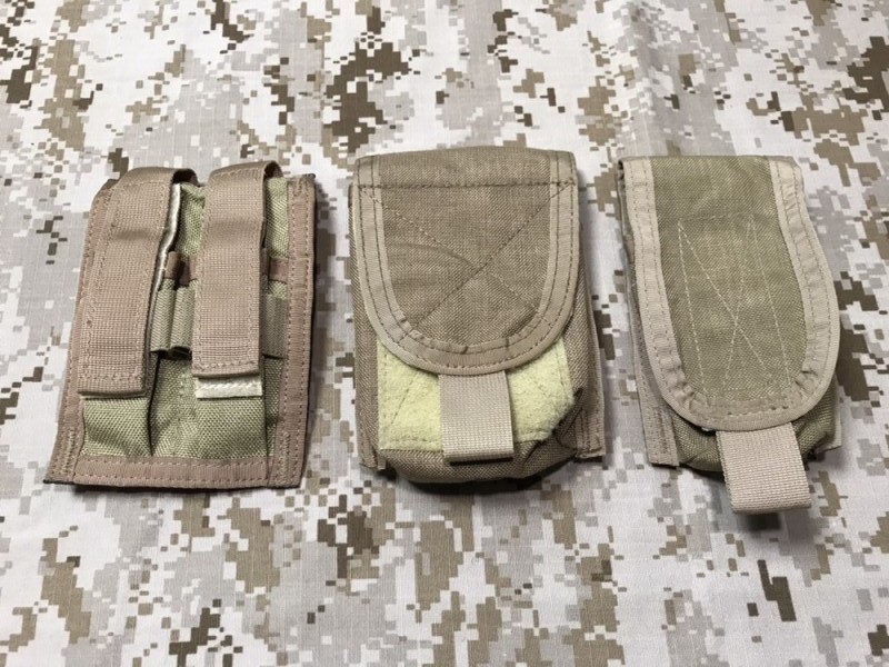オールド 実物 paraclete コヨーテポーチ 3点セット pre-MSA - BLACK LINE